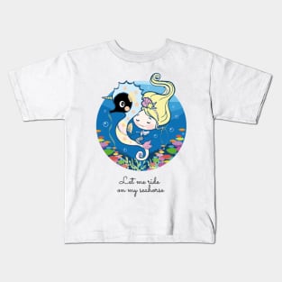 Seahorse unicorn Kids T-Shirt